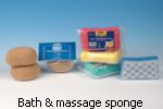 Bath & massage sponge